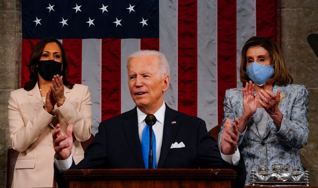President Joe Biden addresses a Joint Session of Congress