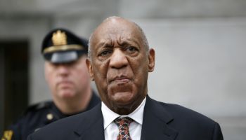 Bill Cosby arriving at the Montgomery County courthouse