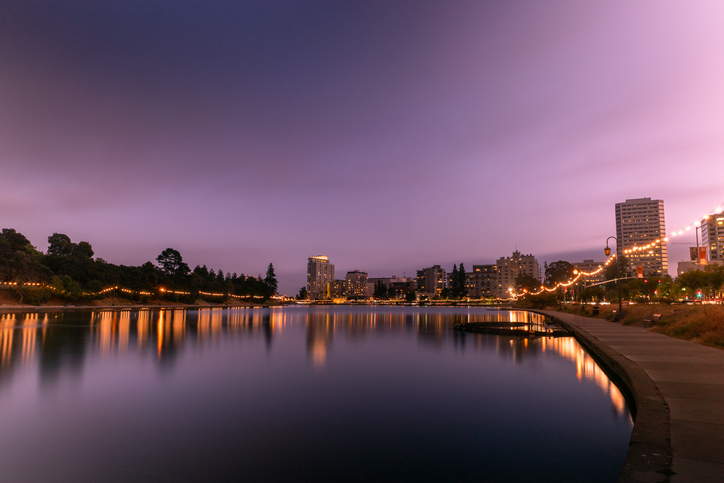 Lake Merritt at Sunset