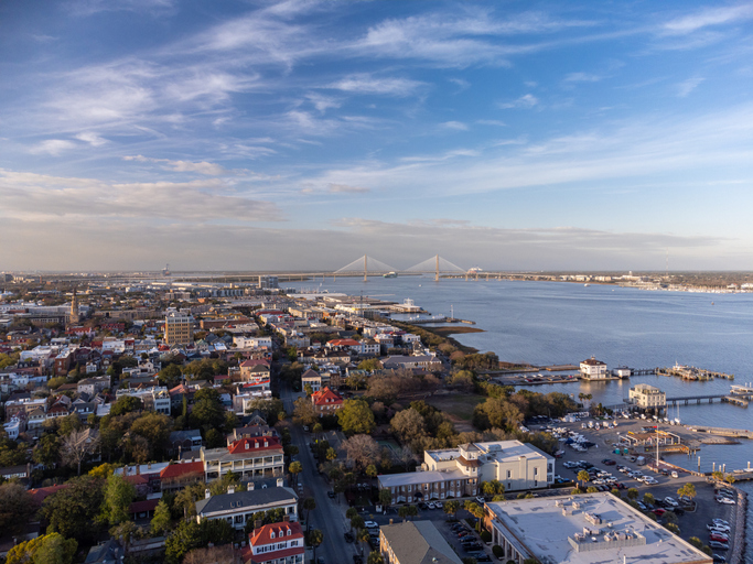 Charleston South Carolina From Above