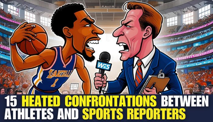 15 Heated Confrontations Between Athletes and Sports Reporters