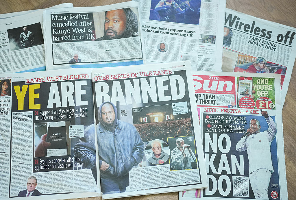 UK Front Pages After Wireless Festival Is Cancelled